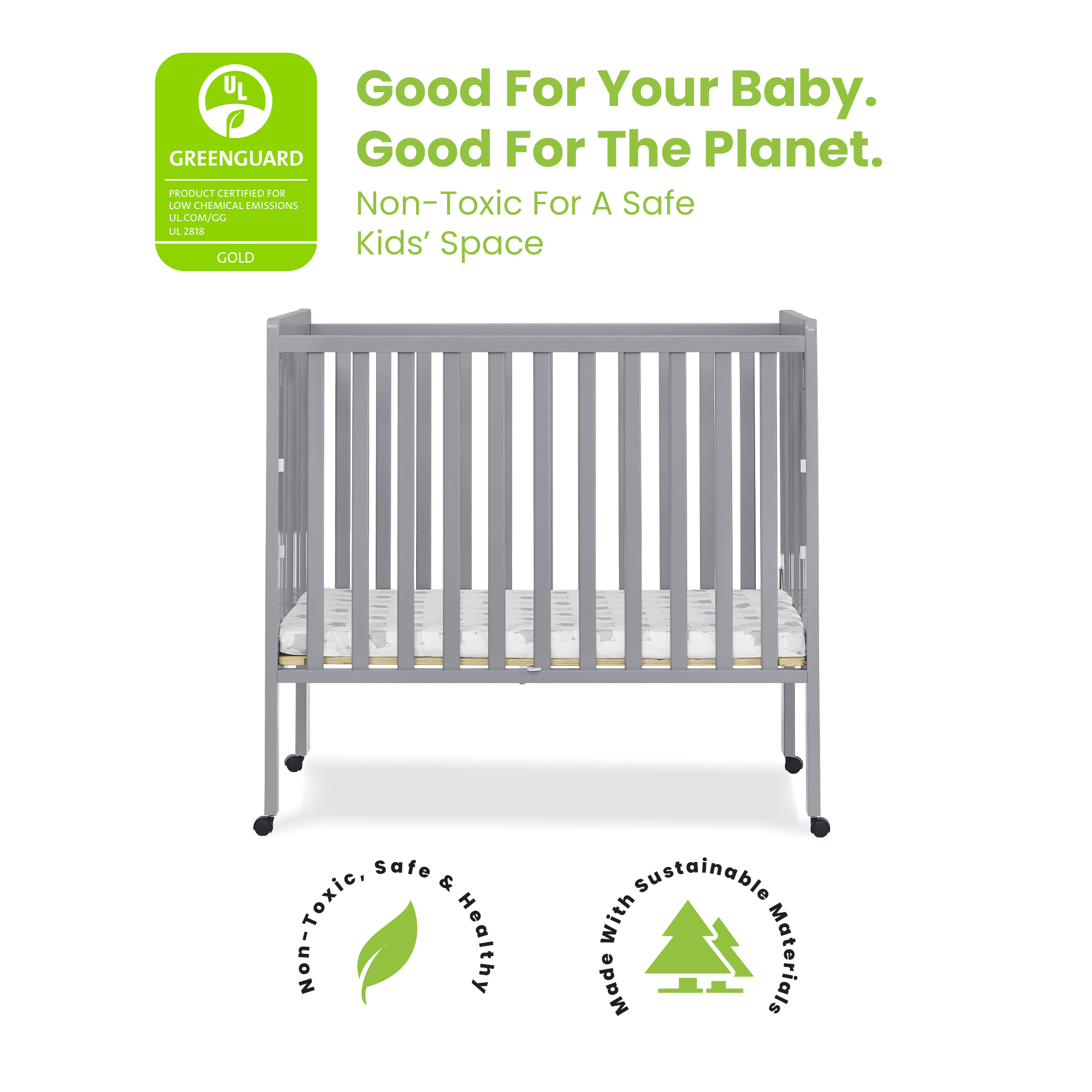 N*5様 Delta Children 3-in-1ベビーベッド、マット付 Bayside 3-in-1 Crib | deltaplayground